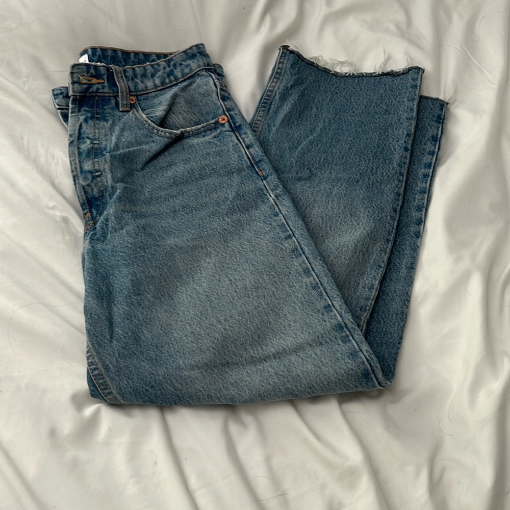 zara straight leg jeans